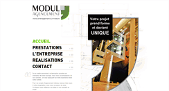 Desktop Screenshot of modul-agencement.com